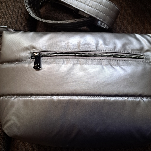 Lug Metallic Pearl Stretch And Moonwalk Quilted and Smooth Crossbody Bag Set - Picture 6 of 6